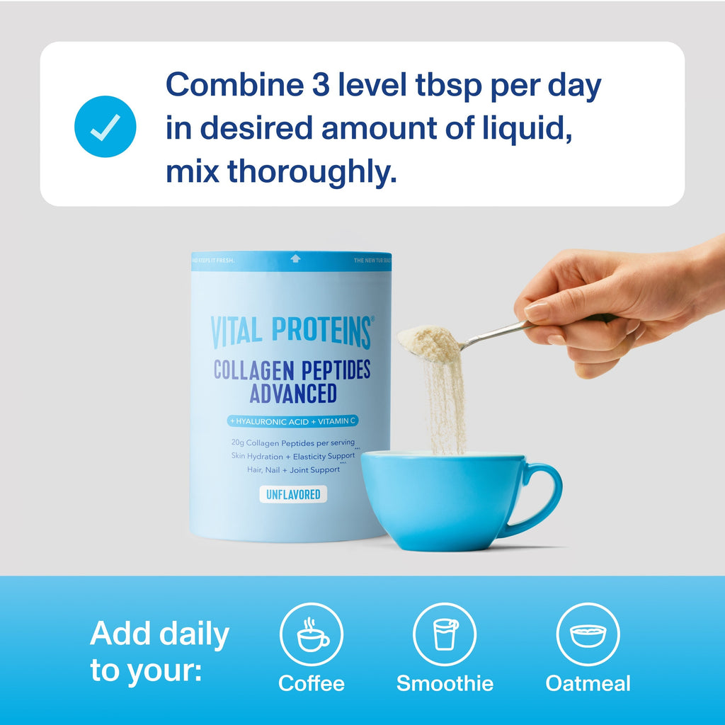 Collagen Peptides Advanced - with Hyaluronic Acid & Vitamin C