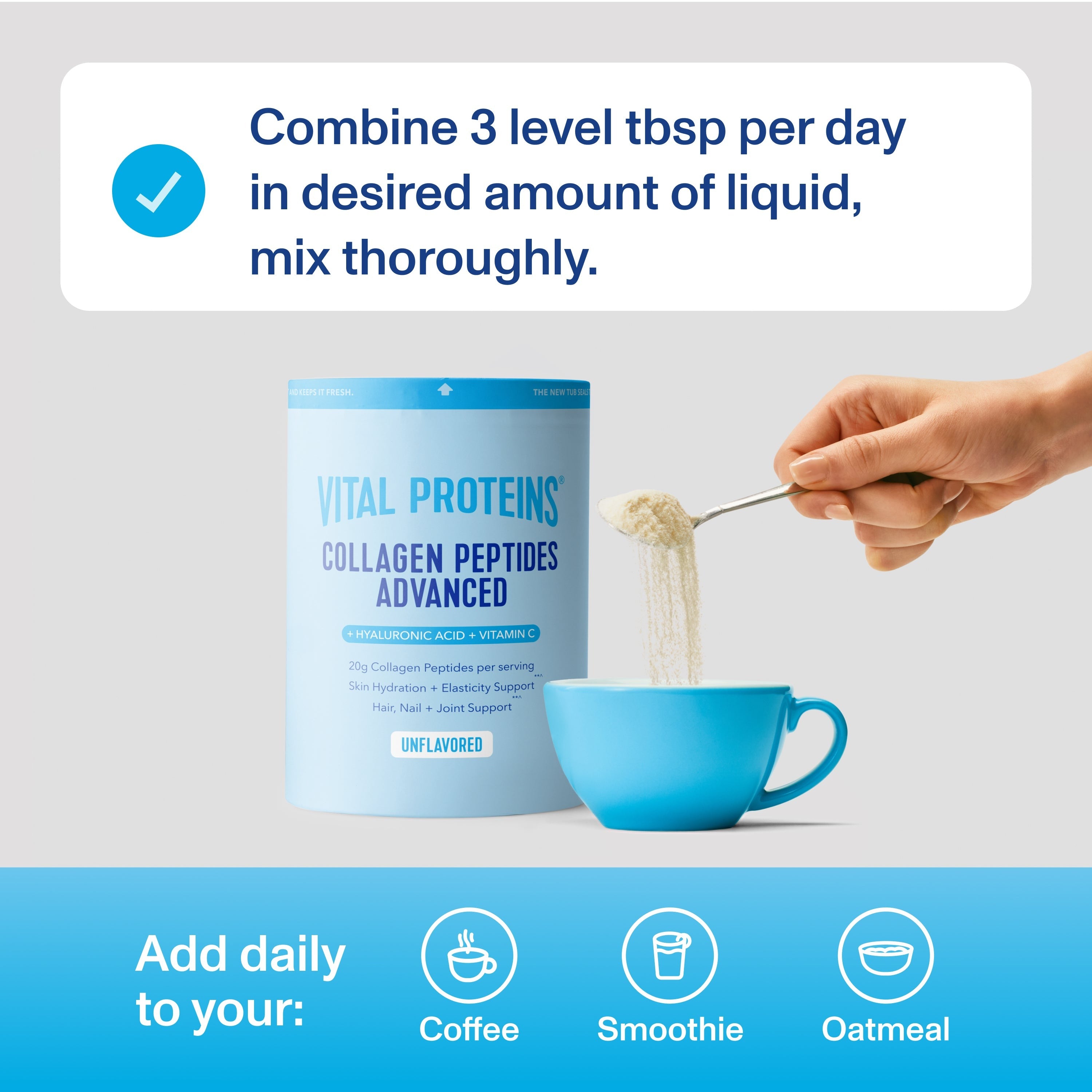 Collagen Peptides Advanced - with Hyaluronic Acid & Vitamin C