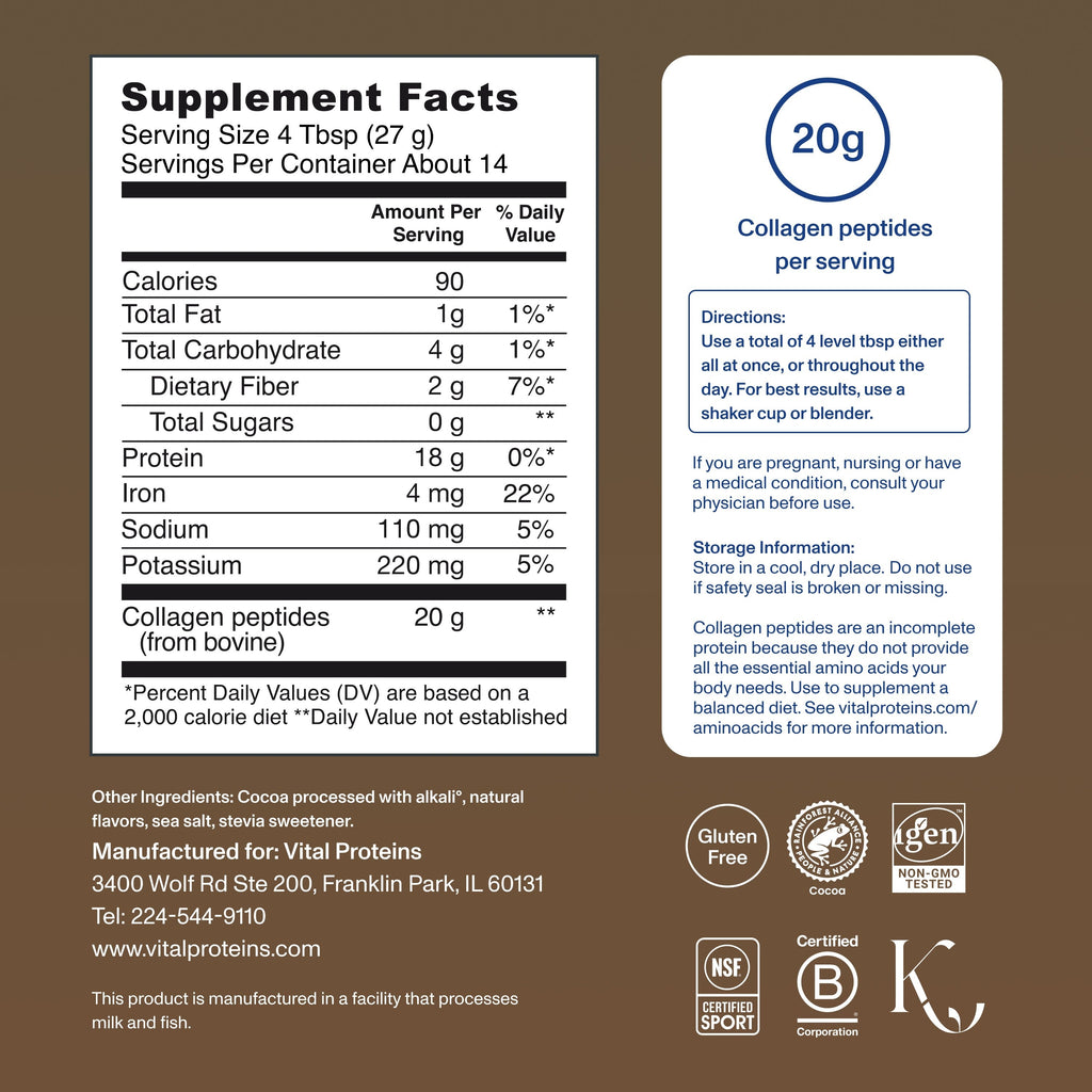 Chocolate Collagen Peptides