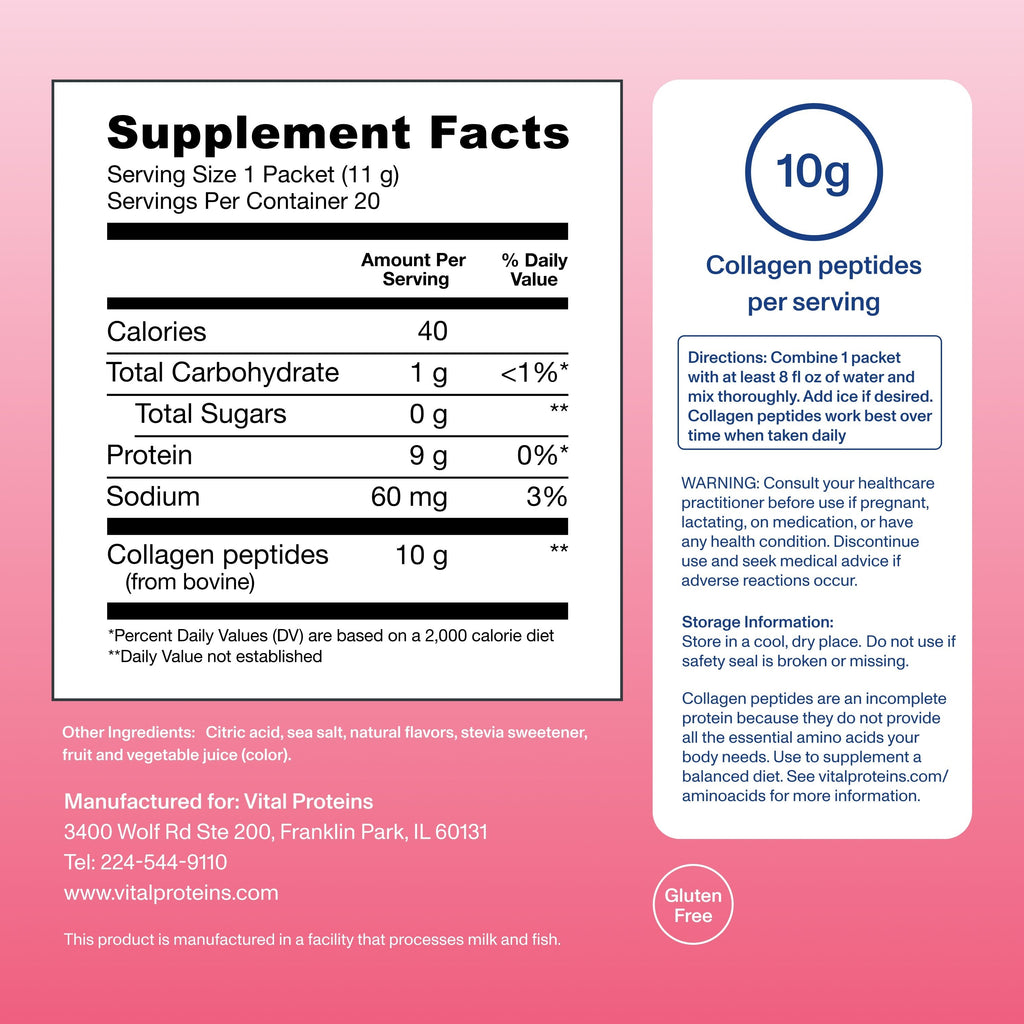 Strawberry Lemonade Collagen Peptides