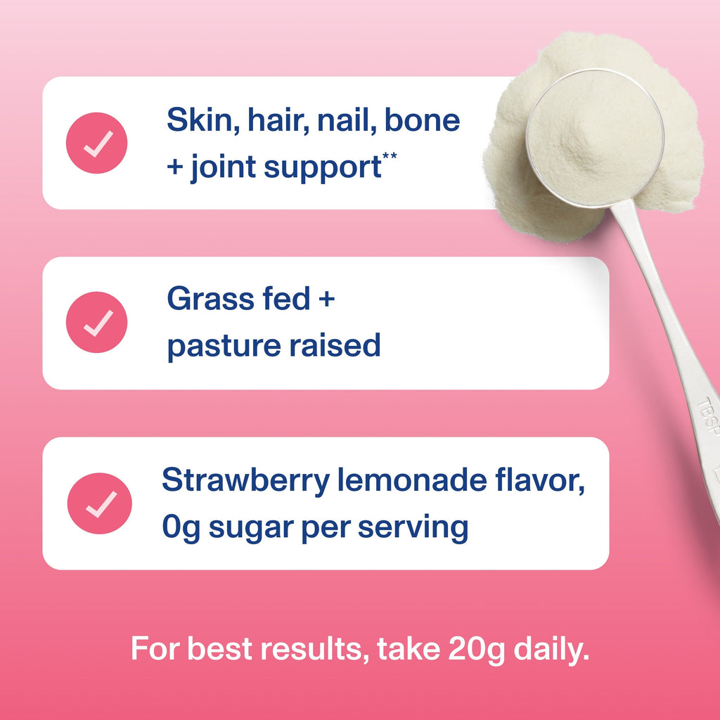 Strawberry Lemonade Collagen Peptides