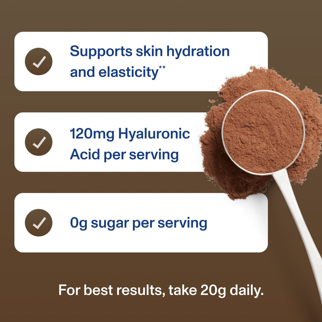 Chocolate Collagen Peptides Advanced - with Hyaluronic Acid & Vitamin C