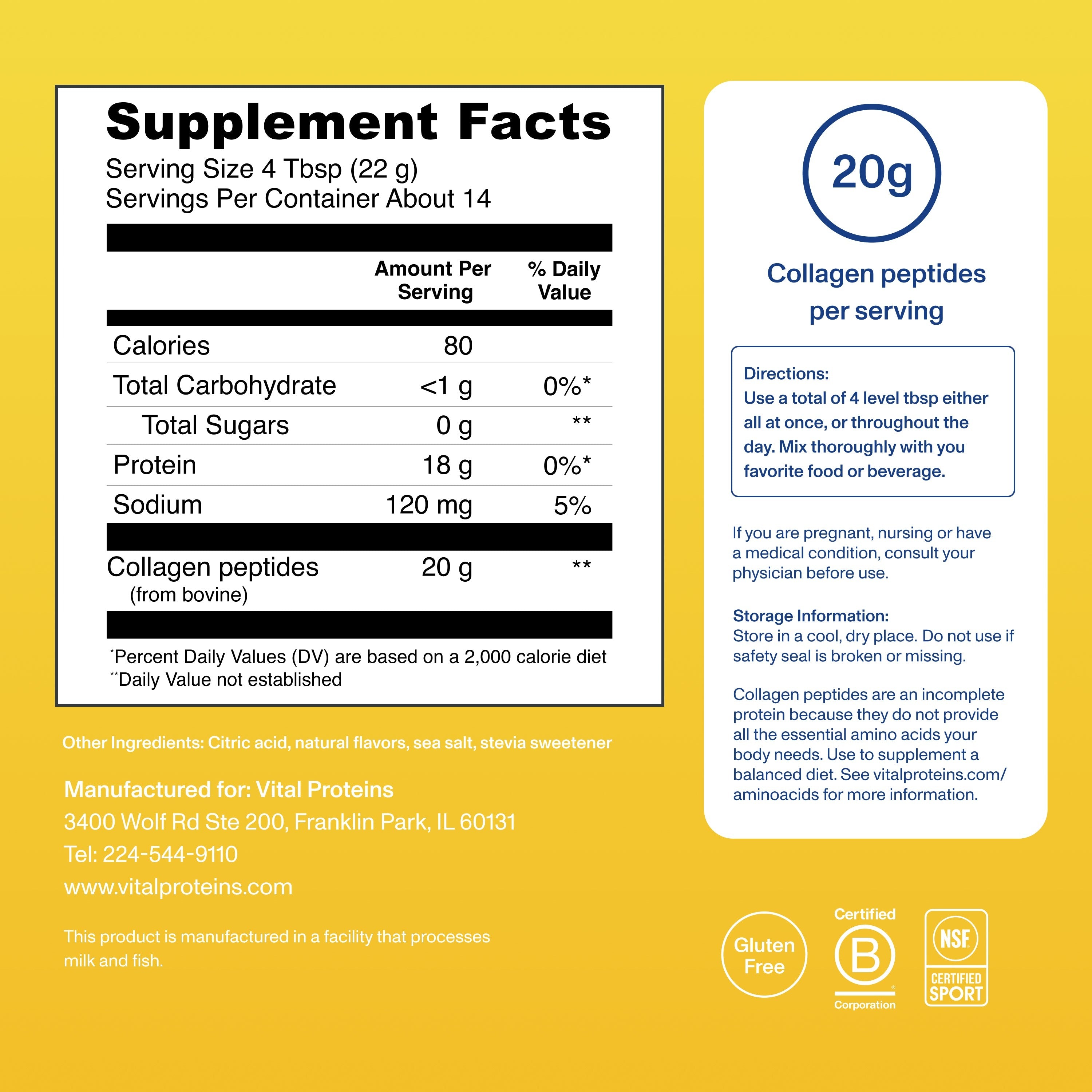 Lemon Collagen Peptides