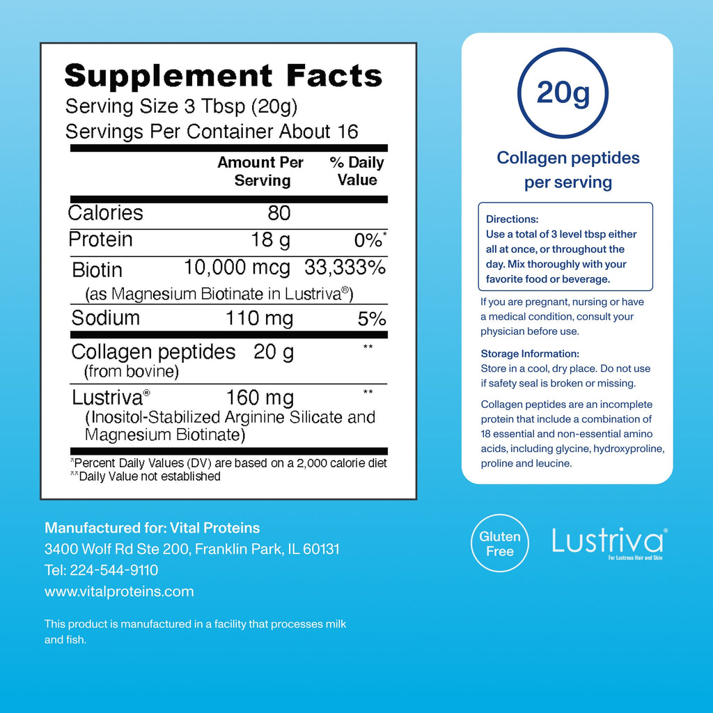 Hair Complex - with Lustriva biotin complex