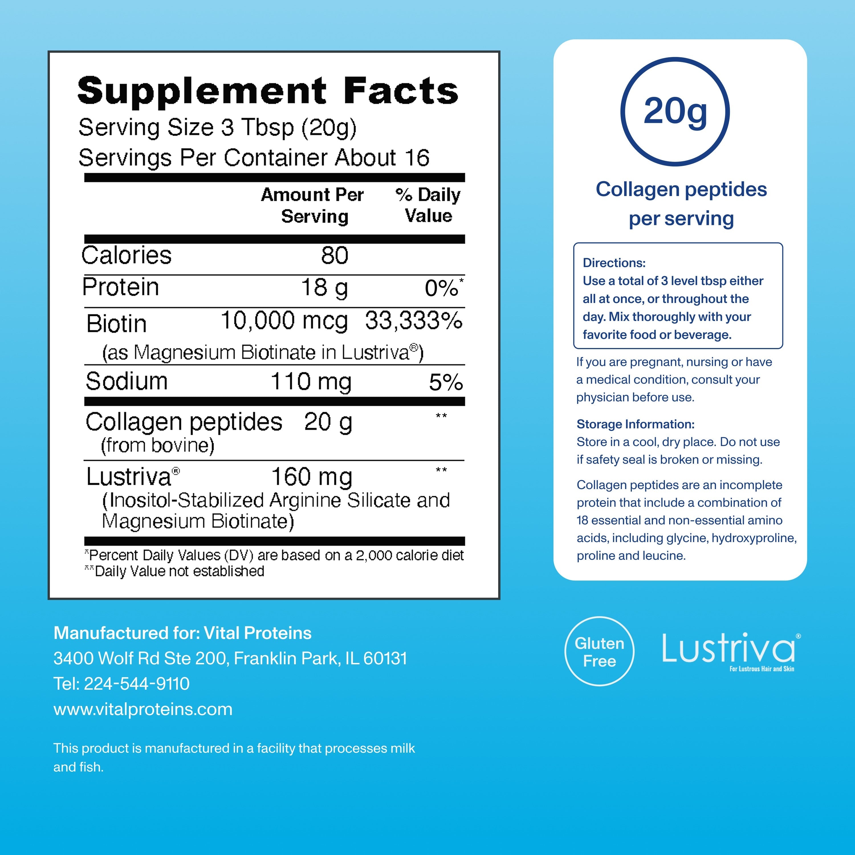 Hair Complex - with Lustriva biotin complex