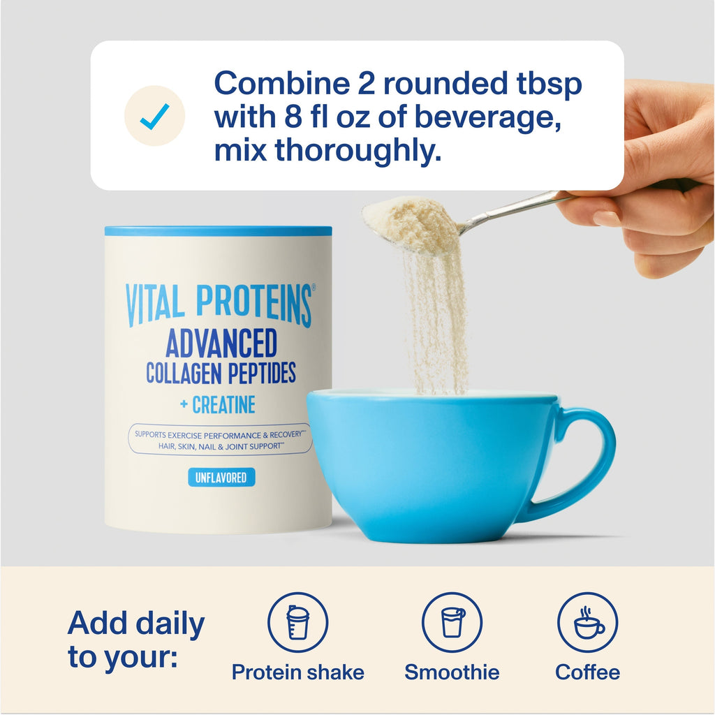Advanced Collagen Peptides + Creatine - Unflavored