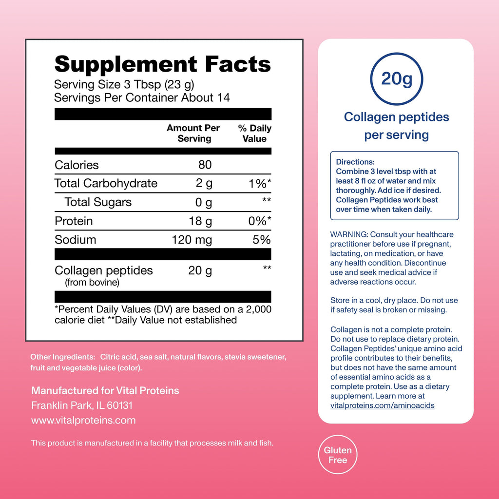 Strawberry Lemonade Collagen Peptides